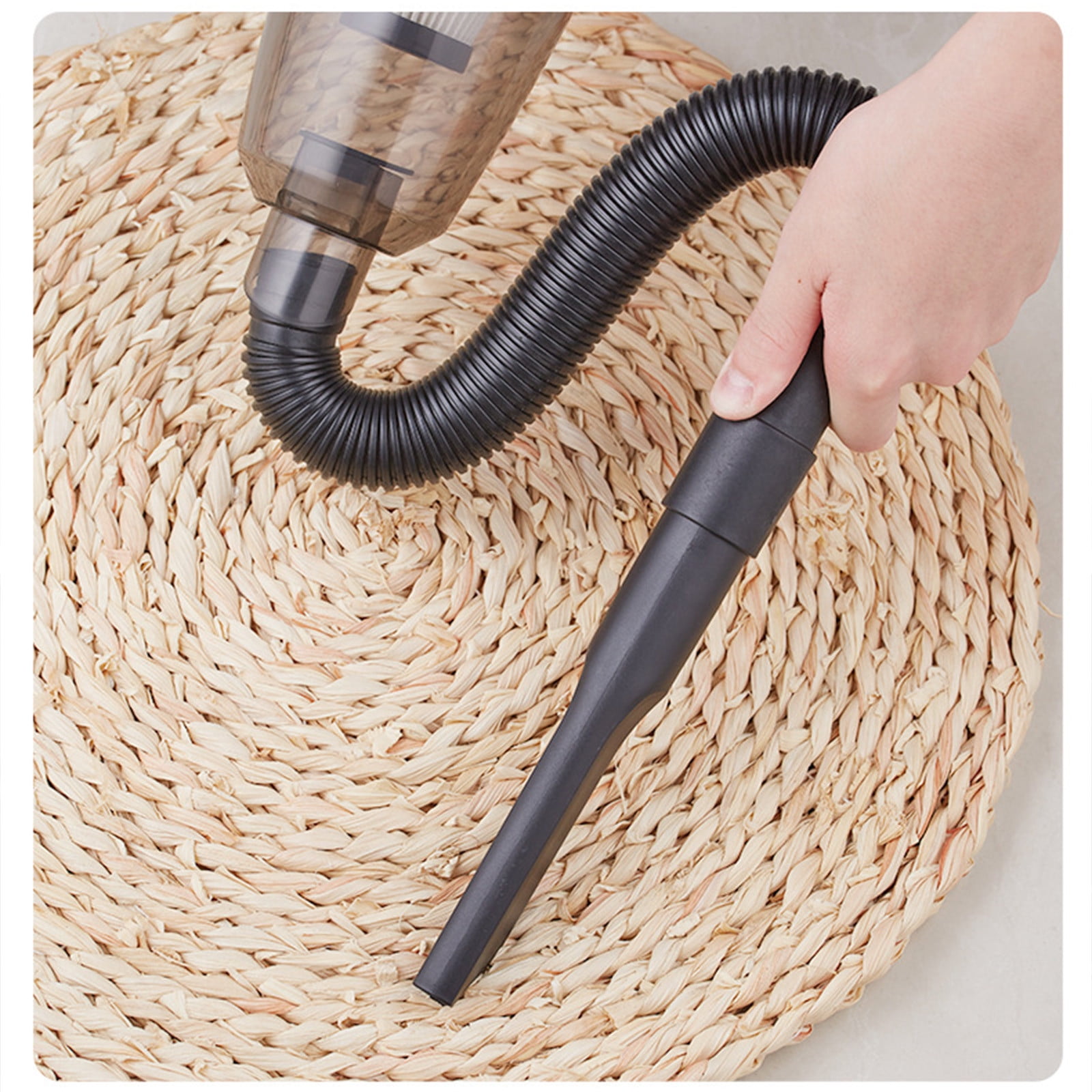 Handheld Wet Dry Vacuum Cleaner | 9000Pa Suction | Rechargeable Cordless Mini Car Vacuum with 22000mAh Battery | Quiet | ABS Material | Portable for Home Office | Filtration System | White