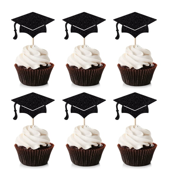 Cupcake Toppers Migeaks, promoción de posgrado de 2025 (24 unidades)
