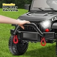 thumbnail image 5 of Electric Car for Kids 2 Seater, 24V Kids Ride on Toys with Remote Control, Ride on Car for Toddler with USB/Music/Bluetooth, Battery Powered 4-wheeler Car for Kid Aged 3+, Black, 5 of 9