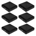 thumbnail image 1 of Shisuyan 6pcs Square Fence Post Caps Metal Post Covers Pressure Fit Post Topper Caps Decorative Fence End Cover For External Post Cap Deck Post, 1 of 9