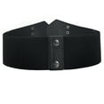 thumbnail image 3 of Tittly Leather Belt Belts for Women Ladies Fashion Versatile Belt Elastic Girdle Simple Dress Belt Running Belt Western Belts Black One Size, 3 of 8