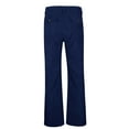 thumbnail image 4 of Summer Pants for Women Ladies' Solid Color Design Casual Pants Business Fashion Comfortable Loose Casual Fashion Women Lounging Workout Pocket Dressy Work Soccer Women's Trouser Blue XL, 4 of 8