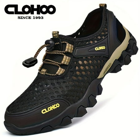 

Men s Lightweight Mesh Sports Shoes Casual Non-slip Rubber Sole Sneakers For Outdoor Hiking Camping Running Athletic Sports