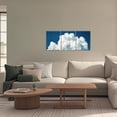 thumbnail image 2 of ZHONGYUTONG 3 Piece Clouds Canvas Wall Art Blue Sky White Clouds Pictures Nature Landscape Artwork Print Modern Poster for Living Room Decor Framed (11.00" x 14.00" x 3PCS), 2 of 5