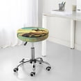 thumbnail image 7 of Round Bar Stool Seat Covers, Western Sky Desert Cowboy Elastic Round Chair Cover Stool Seat Slipcover Bar Stool Cushions Round Pad for 12-14 inch, 7 of 7