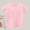 Pink, variant on Swuxness Girls Fashion Print Crew Neck Short Sleeve T-Shirts Tops Casual Lightweight Fashion Tee Pink