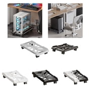 Adjustable Mobile CPU Stand Computer Tower Stand for Gamers and Students