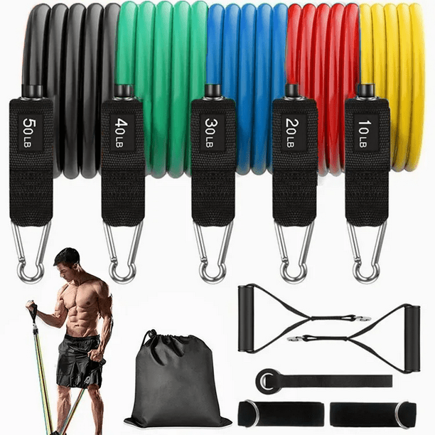 150lbs Resistance Bands Set 11pcs,Workout Bands,Resistance Bands For Working Out,Exercise Bands