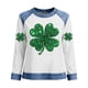 thumbnail image 2 of TaTaai Women's St. Patrick's Day Long Sleeve Blouse Round Neck Patchwork Design Irish Festival Spring Holiday Casual Top Gift, 2 of 5