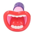 thumbnail image 4 of Cambiador de voz para niños, forma de boca grande, efecto de sonido múltiple, grabación educativa, altavoz de juguete con cordón rosa, 4 of 9