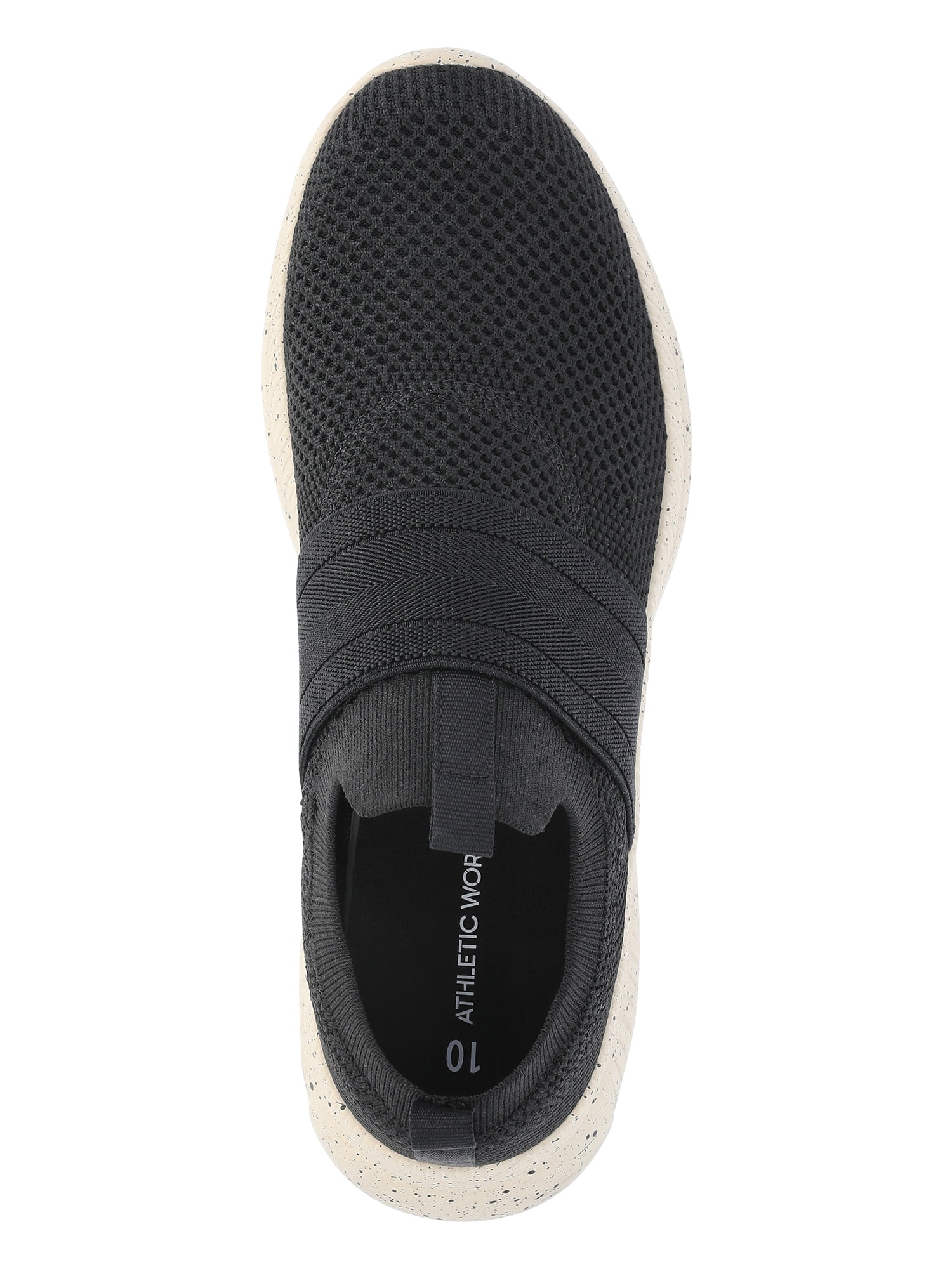Athletic Works Men's Banded Jogger Slip-On Sneakers, Wide Width Available