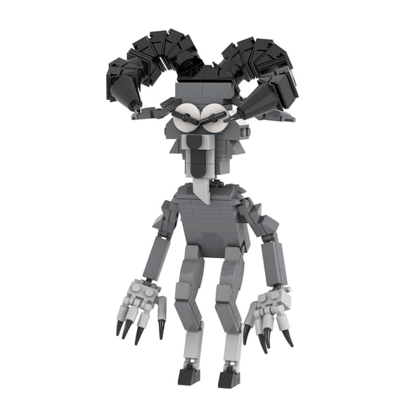 MOOXI 99 Nights Forest The Ram Building Block Toys,Classic Sandbox Horror Game Model Action Figure Set,Gifts for Boys and Girls(157pcs)