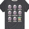 thumbnail image 3 of Star Wars - Mandalorian Moods - Youth Boys Short Sleeve Graphic T-Shirt, 3 of 5