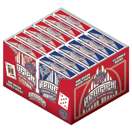 - TRIUMPH PREMIUM POKER PLAYING CARDS 12-DECK PACK