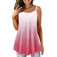 thumbnail image 2 of Birdeem Mode Femme Débardeur Imprimé Sans Manches Blouse Col Rond Bretelles Hauts, 2 of 9