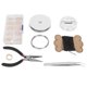 thumbnail image 1 of Kit de herramientas para hacer joyas, pendientes, manualidades, bricolaje, cierre de langosta, juego de accesorios de reparación de cuerdas de cera, 1 of 8