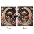 thumbnail image 2 of Leather Notebook with Pen Holder Writing Notepad Includes 100 Pages Lined Journal Mushroom and Crescent Moon, 2 of 6