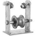 thumbnail image 1 of Telescopic Windproof Shed Sliding Wheels with U-Shaped Track Rail, Outdoor Storage Shed Track, 1 of 9