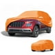 thumbnail image 1 of Funda para Auto Impermeable Unique Bargains para Todo Clima Protección Exterior Completa Anti-UV Sol Lluvia para Hyundai Venue 210D-PU Naranja con Franjas Reflectantes, 1 of 1