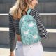 thumbnail image 5 of Balery Swan And Flowers4 Mochila Clásica Impresa Básica para Viaje, Mochila Escolar Resistente al Agua, Mochila de Lona con Correas Ajustables-Medium, 5 of 5