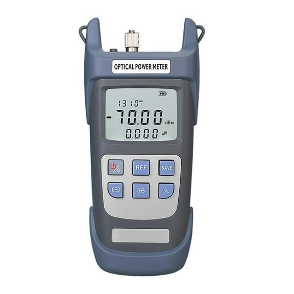 FTTH Fiber Optic Cable Tester Tool Kit (Optional) Optical Power Meter(OPM -70 ~ 10dBm)&Visual Fault Locator(30/1/10/20/50mw VFL) ,Wide Measuring Range