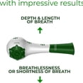 thumbnail image 3 of 1 unidad - Entrenador de respiración - Ejercicio de capacidad pulmonar - Verde - Portátil y ajustable, 3 of 5