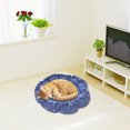 thumbnail image 3 of LSLJS Lit Rond, Lit pour Animaux, Coussin en Corde, Accessoires de Chaleur pour Animaux, Maison, Kennel Kennel, 3 of 4