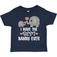 thumbnail image 3 of Inktastic Best Nanny Ever Grandchild Boys or Girls Toddler T-Shirt, 3 of 5