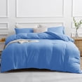 thumbnail image 1 of Duvet Cover Queen Piece Prewashed Ultra Soft Queen Bedding Set Features Zipper Closure and Corner Ties Includes Duvet Cover x & Pillowcases No Comforter, 1 of 7