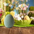 thumbnail image 4 of Knitted Easter Eggs Decorations, Increase Ambiance, 2.4", Easter Basket Filler, Handcrafted Spring Ornaments, Festive Accents, for Home Dining Room Party Garland Wreath Display, 4 of 9