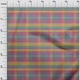 thumbnail image 2 of oneOone Cotton Poplin Twill Gray Fabric Madras Check Sewing Craft Projects Fabric Prints By Yard 56 Inches Wide, 2 of 4