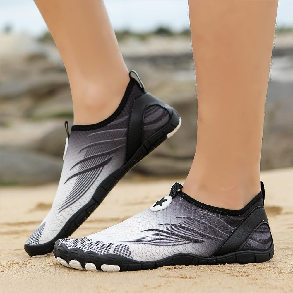 Barefoot Shoes Quick Dry Athletic Hiking Sports Travel Shoes Aqua Shoes, Non-Slip & Breathable Womens Mens Wide Toe Zero Drop Shoes