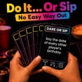 thumbnail image 6 of QUOKKA Dare Or Sip Party Card Game – Adults Only Drinking-Style Game with 95 Tasks for Friends, Couples & Games Nights, Bold Challenges & Funny Dares Ages 21+, 6 of 7