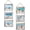 Distressed White, variant on 4x6 Collage Picture Frames Set of 2, Rustic Wooden Real Glass Vertical Hanging 3 Opening 4 by 6 Photo Frame, Black