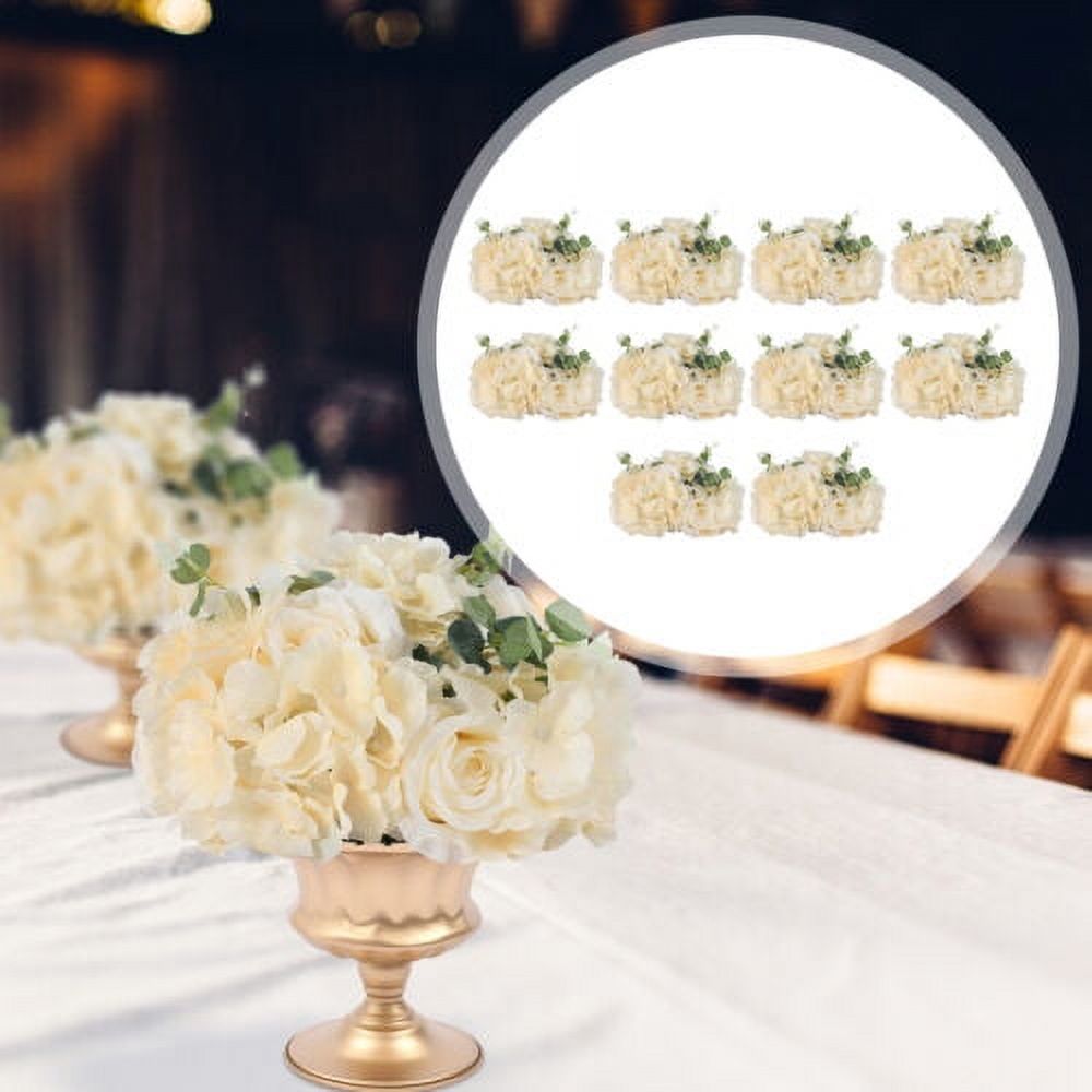 Flower Balls Wedding Rose Centerpieces 10 Pack Fake Flowers Teal Kissing Balls