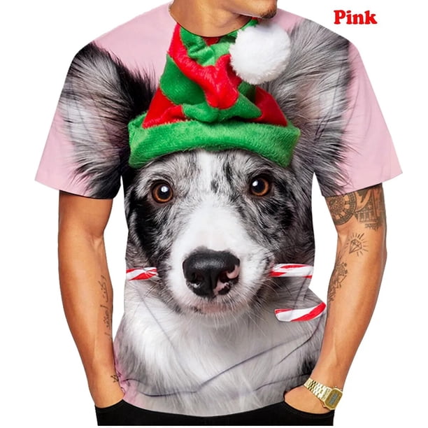 ¡Feliz Navidad! Camiseta 3D de Navidad para hombres/mujeres/niños, camiseta Unisex de manga corta con personalidad, divertida camiseta de dibujos animados