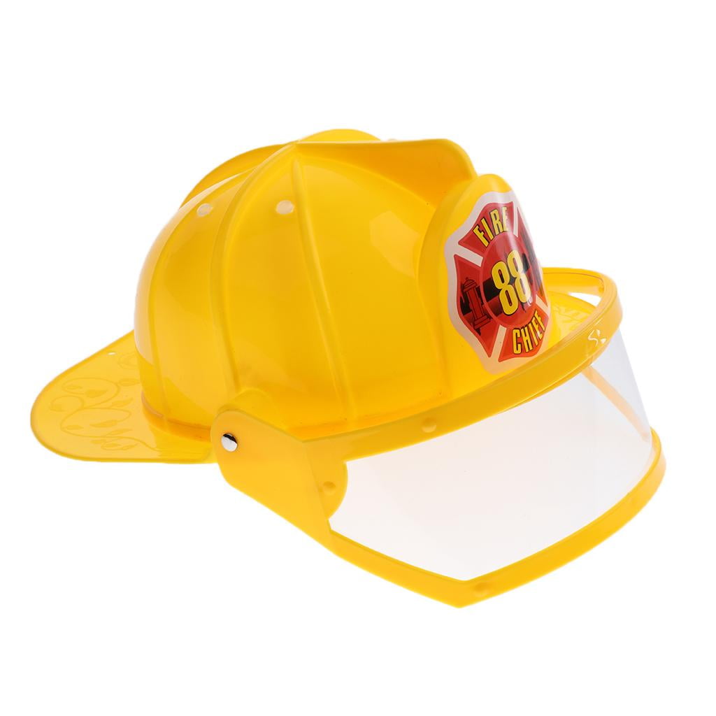 Simulation Fireman Safety Adjustable Firefighter Hat Cap Toy Children ...