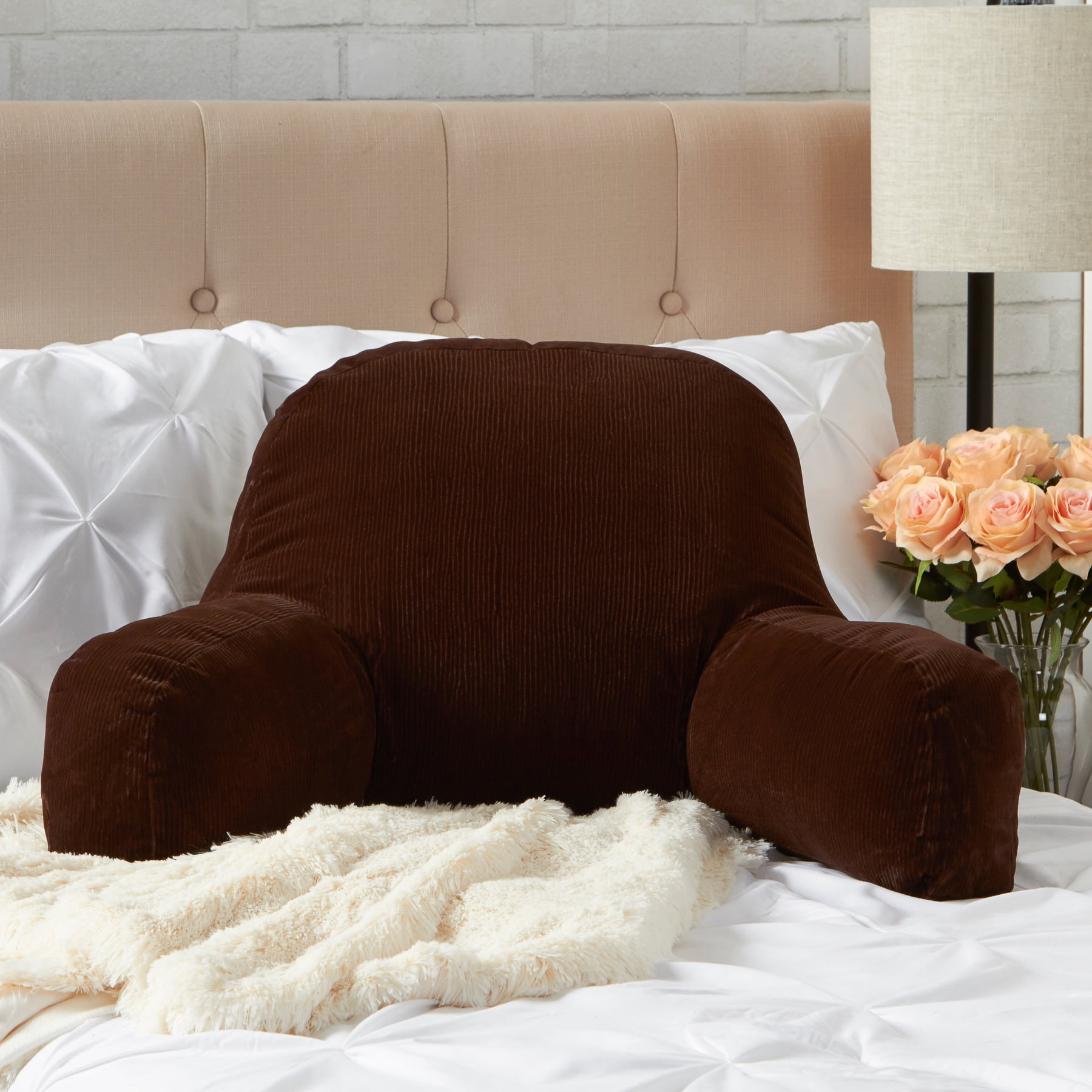 Bitter Corduroy Microfiber Omaha Bed Rest Pillow