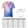 thumbnail image 2 of Ink Wash Blending T Shirts Basic T-Shirt Short Sleeve Ladies Tee Shirt Summer Graphic Clothing, 2 of 5