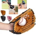 thumbnail image 4 of 1PC Baseball Glove for Kids Youth Adult Baseball Mitt,Right Hand Throw 10.5inch,Brown, 4 of 8