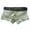 Green, variant on zeranth Mid-Rise Elastic Waistline Men Panties Simple Patchwork Color U Convex Shorts Briefs