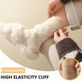thumbnail image 2 of LDU Women's Thermal Crew Socks, Checkerboard Plush Fleece Lined for Winter, 6 Pairs, 2 of 7