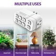 thumbnail image 5 of Fosmon Countdown Plug-in Timer Dual Outlet, Indoor Light Timer for Electrical Outlets, 15-30 Min, 1-2-4-8 Hour Settings, for Fan, Appliance, Lamp, Grounded, 3-Prong, 15A/1875W, ½ HP, ETL Listed, 5 of 9