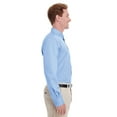 thumbnail image 4 of Harriton Men's Foundation 100% Cotton Long-Sleeve Twill Shirt with&nbsp;Teflonâ„¢ - M581, 4 of 4