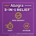 thumbnail image 4 of Allegra 24 Hour Allergy Tablets 30 Tablets Long-Lasting Fast-Acting Antihistamine for Noticeable Relief from Indoor and Outdoor Allergy Symptoms, 4 of 9