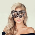 thumbnail image 5 of Unique Bargains 1 Pc Leopard Party Mask Pink Black Fabric EVA, 5 of 5