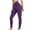 Purple, variant on QATAINLAV Ofertas Flash Del Dia Womens Butt Lifting Flare Leggings V Crossover High Waisted Tummy Control Yoga Pants Solid Casual Running Workout Legging Pant Beige L