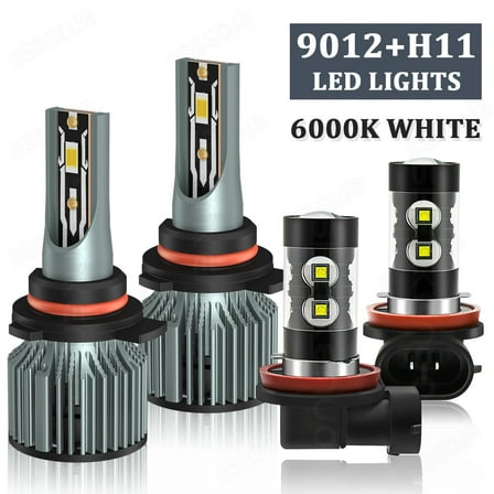 For Chevy Equinox 2019 2020 LED Headlight   Fog Light Bulbs 6000K White