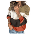 thumbnail image 1 of Audvoi Womens Pullover Tops Winter Knit Sweater Winter Jumper Size Small US 8-10, 1 of 6