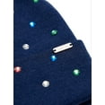 thumbnail image 2 of Packed Party Shine Bright Rhinestone Beanie, Navy, 2 of 3
